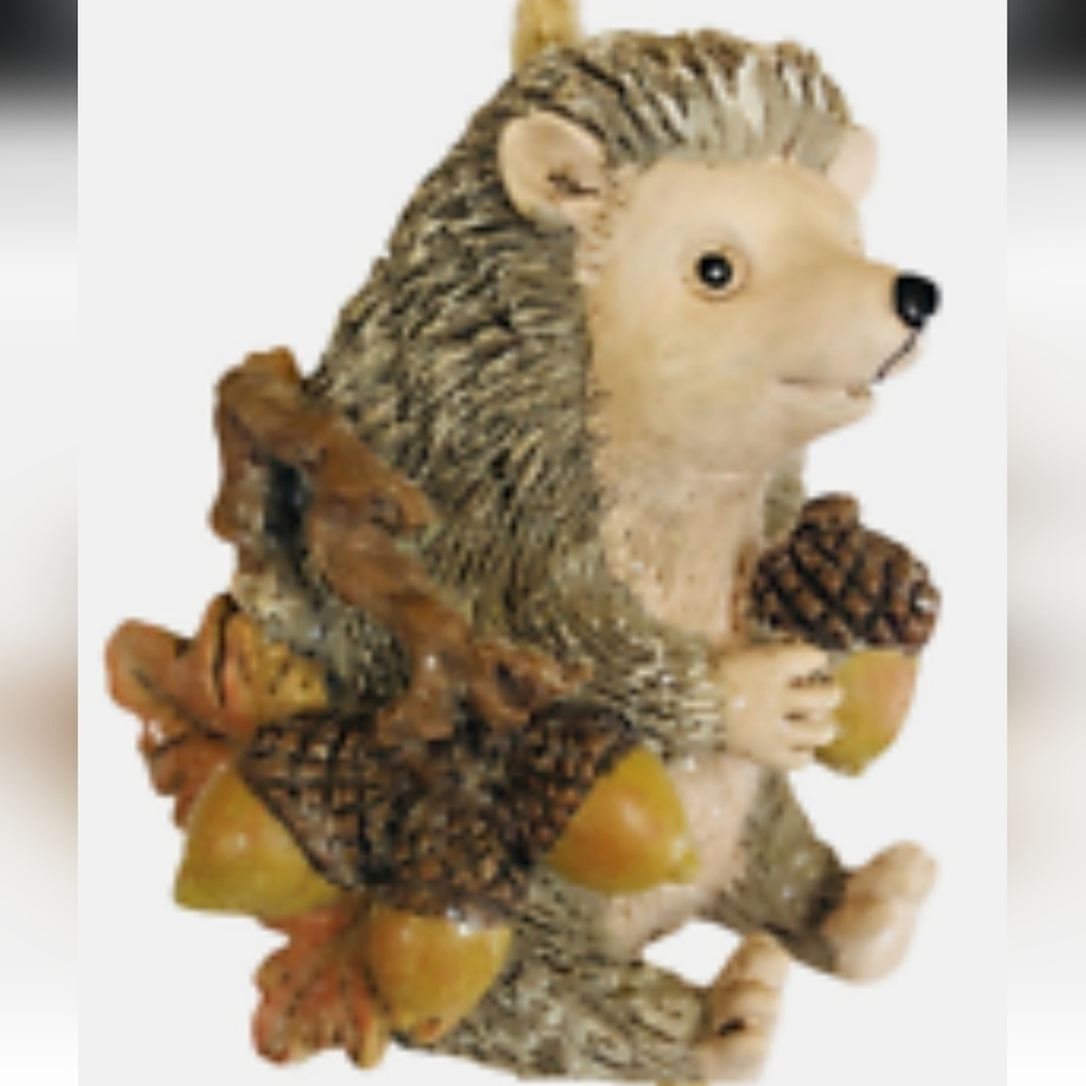 Kurt Adler HedgeHog on a Log Ornament